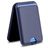 Mobigear Wallet Stand Kartenhalter - 3 Karten - MagSafe-kompatibel - Blau
