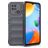 Mobigear Bumpy Xiaomi Redmi 10C Hülle Flexibles TPU Backcover - Charcoal