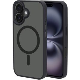 Mobiparts Hardcover iPhone 16 MagSafe Hülle Hardcase Backcover - Satin Black