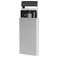 Mobiparts Cardprotector Aluminium Kartenhalter - 6 Karten - MagSafe-kompatibel - Silber