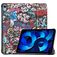 Mobigear Tri-Fold iPad 10 (2022) Hülle Klapphülle - Graffiti