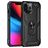Mobigear Armor Ring iPhone 13 Pro Hülle Hardcase Backcover Stoßfest mit Ringhalter - Schwarz