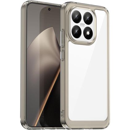 Mobigear Crystal Xiaomi 15T Hülle Hardcase Backcover - Grau