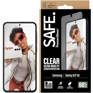 SAFE by PanzerGlass Ultra-Wide-Fit Samsung Galaxy A37 Panzerglas Gehärtetes Glas Displayschutz - Hüllenfreundlich