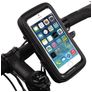 Mobigear Bike Console Fahrradhalterung Lenkerhalterung Hülle Universal (max 14 cm x 6,71 cm) - Schwarz