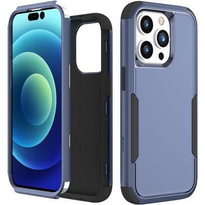 Mobigear Ultra Tough iPhone 15 Pro Max Hülle Hardcase Backcover Stoßfest - Royal Blue