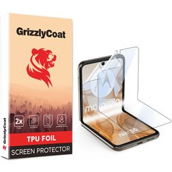 GrizzlyCoat Motorola Razr 50 Hydrogel TPU Displayschutz - Hüllenfreundlich (2er Pack)