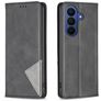 Mobigear Rhombus Slim Samsung Galaxy A27 Hülle Klapphülle - Schwarz