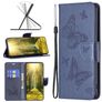 Mobigear Butterfly Nokia G11 Hülle Klapphülle Geldbörse - Dunkelblau