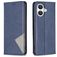 Mobigear Rhombus Slim iPhone 17 Hülle Klapphülle - Blau