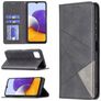 Mobigear Rhombus Slim Samsung Galaxy A22 5G Hülle Klapphülle - Schwarz