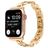 Mobigear Paris Edelstahl Apple Watch Armband Faltschließe - 49/46/45/44 mm - Gold