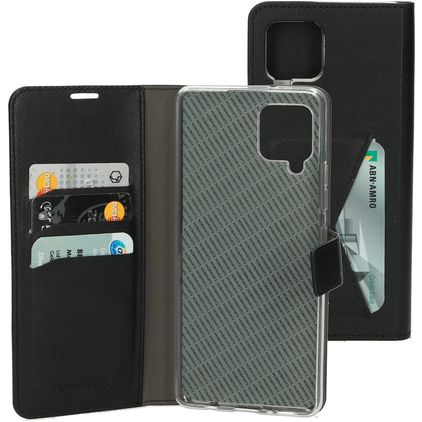 Mobiparts Classic Wallet Samsung Galaxy A42 Hülle Klapphülle Geldbörse - Schwarz