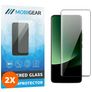 Mobigear Premium Xiaomi 13 Ultra Panzerglas Gehärtetes Glas Displayschutz - Hüllenfreundlich - Schwarz (2er Pack)