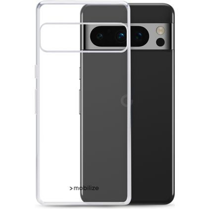 Mobilize Gelly Durchsichtig Google Pixel 8 Pro Hülle Flexibles TPU Backcover - Transparent