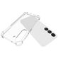 Mobigear Cushion Durchsichtig Samsung Galaxy S23 Hülle Flexibles TPU Backcover Stoßfest - Transparent