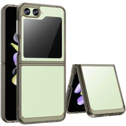 Mobigear Crystal Samsung Galaxy Z Flip 5 Hülle Hardcase Backcover - Transparent / Grau