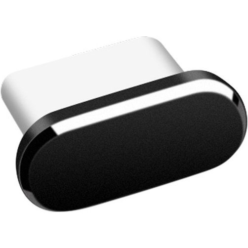 Mobigear Essentials Aluminium Anti-Staub-Stopfen - USB-C - Schwarz (2er Pack)