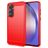 Mobigear Brushed Slim Samsung Galaxy A55 Hülle Flexibles TPU Backcover - Rot