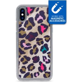 My Style Magneta iPhone XS Hülle Flexibles TPU Backcover - Leopard