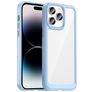 Mobigear Crystal iPhone 14 Pro Max Hülle Hardcase Backcover - Transparent / Blau