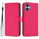 Mobigear Urban Wallet iPhone 16 Plus Hülle Klapphülle Geldbörse - Magenta