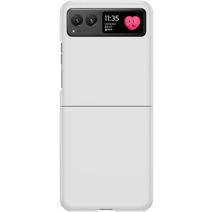 Mobigear Colors Motorola Razr 40 Hülle Hardcase Backcover - Weiß