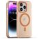 Mobigear Shockproof iPhone 16 Pro MagSafe Hülle Flexibles TPU Backcover - Orange
