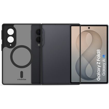 Mobilize Hybrid Samsung Galaxy Z Fold 8 MagSafe Hülle Hardcase Backcover Stoßfest - Schwarz