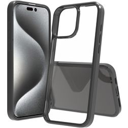 Mobigear Crystal iPhone 16 Pro Max Hardcase Backcover - Schwarz