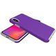 Mobigear Antislip iPhone XS Max Hülle Hardcase Backcover Stoßfest - Lila