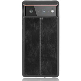Mobigear Stitch Google Pixel 6 Pro Hülle Backcover - Schwarz