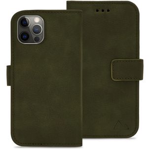 My Style Flex Wallet iPhone 12 Hülle Klapphülle Geldbörse - Forest Green