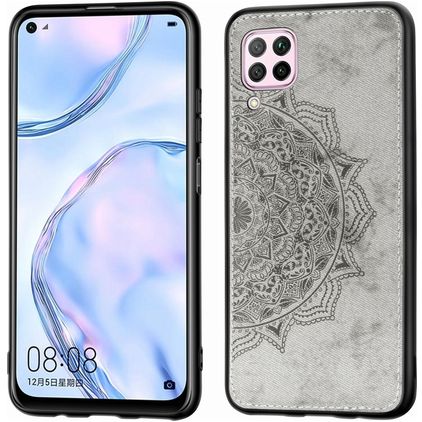 Mobigear Mandala Huawei P40 Lite Hardcase Backcover - Grau