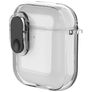 Mobigear Crystal Clip Apple AirPods 2 Hardcase Hülle - Transparent / Schwarz