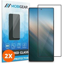Mobigear Premium Samsung Galaxy S25 Ultra Panzerglas Gehärtetes Glas Displayschutz - Hüllenfreundlich (2er Pack)