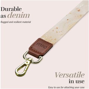 MIO Lanyard Universal-Handykette einstellbar - Gold Marble