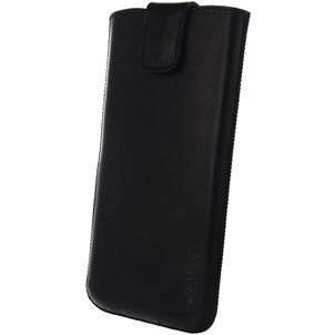 Valenta Pocket UNI Echtes Leder Einschubhülle - Einschubhülle - Handytasche - H140 x B72 - Schwarz