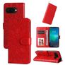 Mobigear Sunflower Google Pixel 9a Hülle Klapphülle Geldbörse - Rot