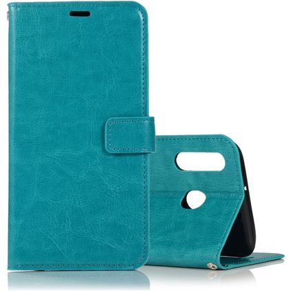Mobigear Wallet Samsung Galaxy A40 Hülle Klapphülle Geldbörse - Türkis