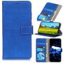 Mobigear Croco Samsung Galaxy M23 Hülle Klapphülle Geldbörse - Blau