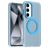 Mobigear Shockproof Samsung Galaxy S24 FE MagSafe Hardcase Backcover - Blau