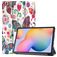 Mobigear Tri-Fold Samsung Galaxy Tab S6 Lite Hülle Klapphülle - Schmetterlinge