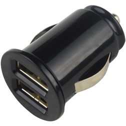 Mobigear Dual USB Auto Ladegerät 12W 2.4A - Schwarz