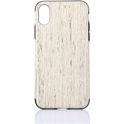 Mobigear Nature iPhone XS Max TPU (flexibel) Backcover - Nordic Walnut