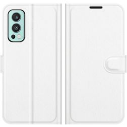 Mobigear Classic OnePlus Nord 2 Hülle Klapphülle Geldbörse - Weiß