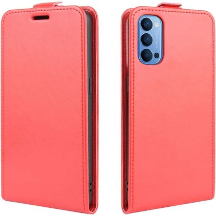 Mobigear OPPO Reno 4 Hülle Flipcase - Rot