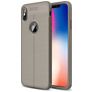 Mobigear Luxury iPhone XS Max Hülle Flexibles TPU Backcover - Grau