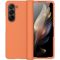 Mobigear Colors Samsung Galaxy Z Fold 5 Hülle Flexibles TPU Backcover - Orange