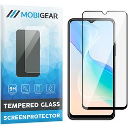 Mobigear Premium Vivo Y33s Panzerglas Gehärtetes Glas Displayschutz - Hüllenfreundlich - Schwarz